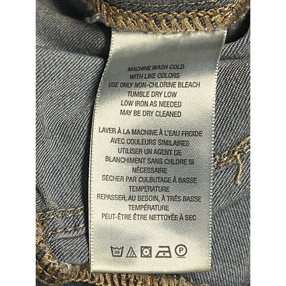 We The Free Jeans Womens 32 Denim Flare High Rise Stretch Boho Raw Hem Pants - Picture 5 of 10